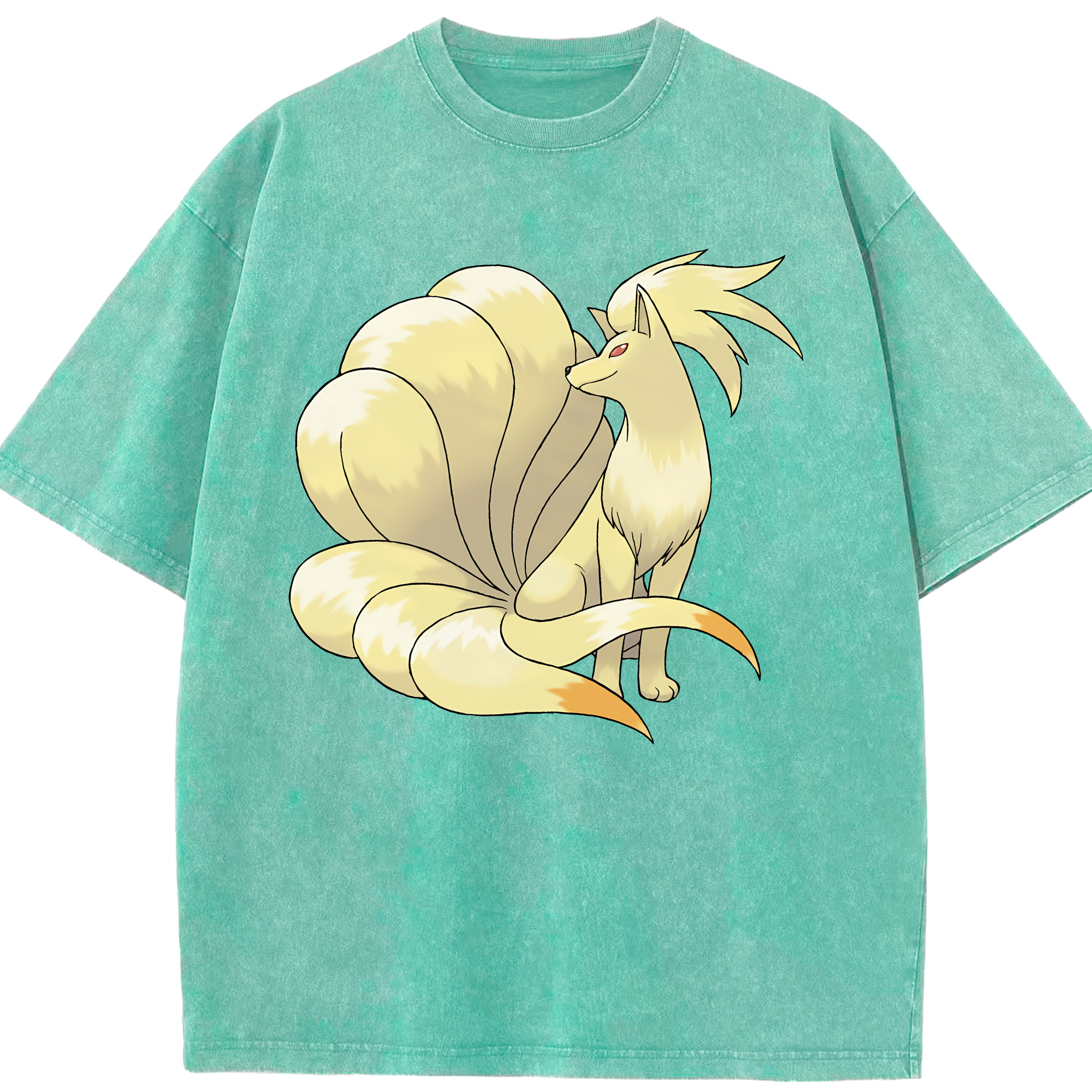 （画像用） ポケットモンスター Pokémon 綿100% ヴィンテージ風 半袖Tシャツ（フロントプリント）